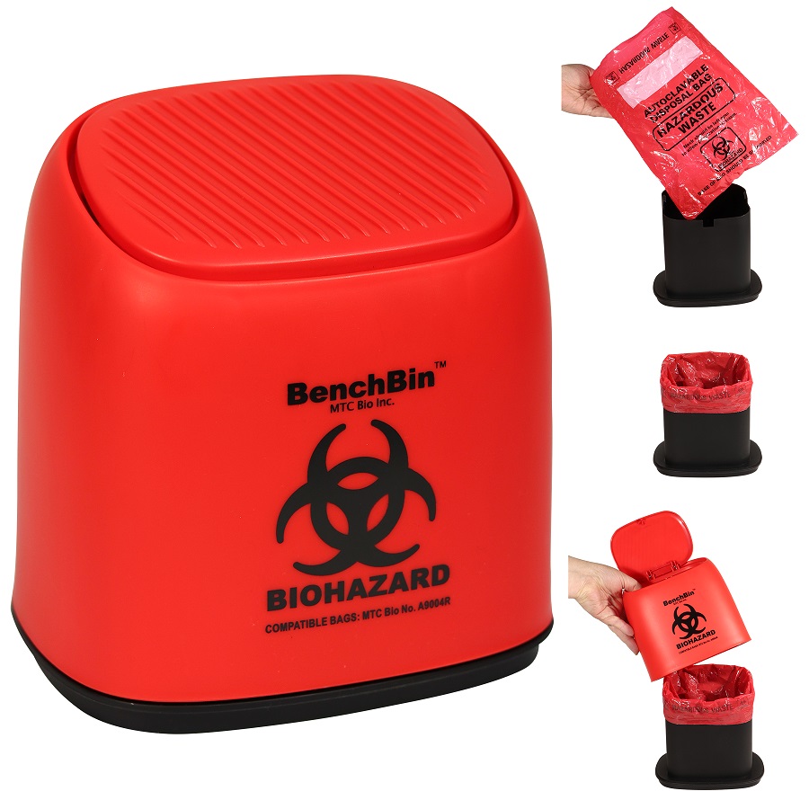 BenchBin Biohazard Bin