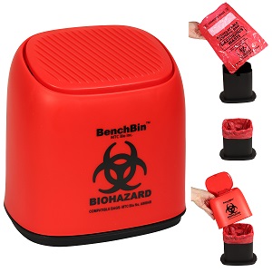 BenchBin Biohazard Bin