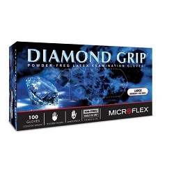 Diamond Grip Latex Gloves