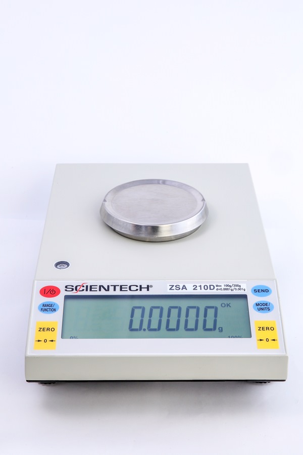 SA120 electronic balance, 120 gram capacity and 0.1 milligram