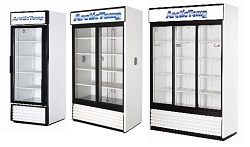 ArcticTemp Glass Door Refrigerator