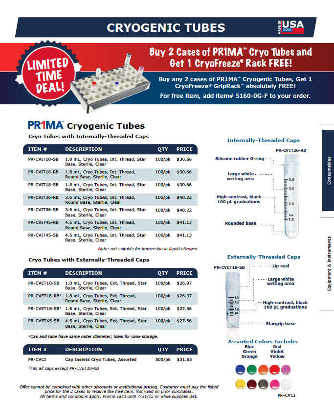 PR1MA™ Cryo Promo