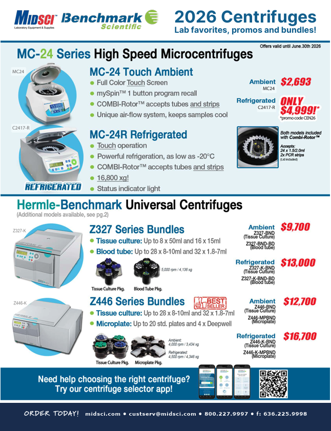 2026 Centrifuges Lab Favorites