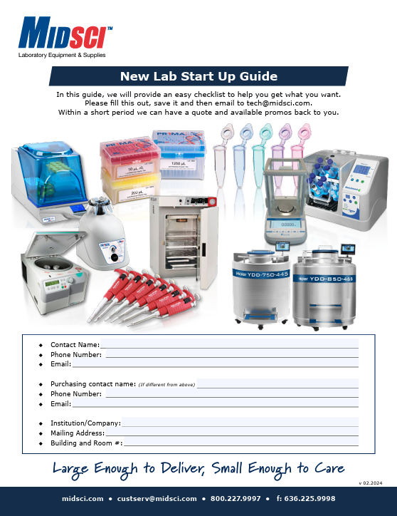 New Lab Start Up Guide